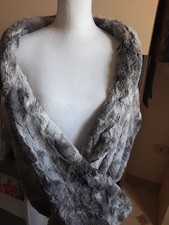 Stola Eco pelliccia Grigia