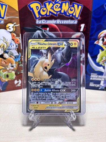 Pokémon pikachu zekrom gx - e,