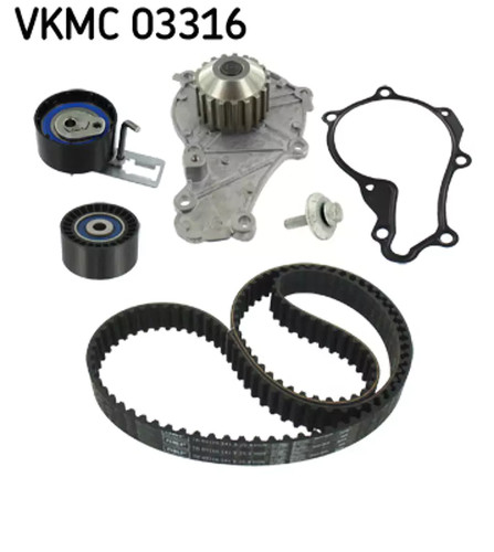 Pompa acqua kit cinghie