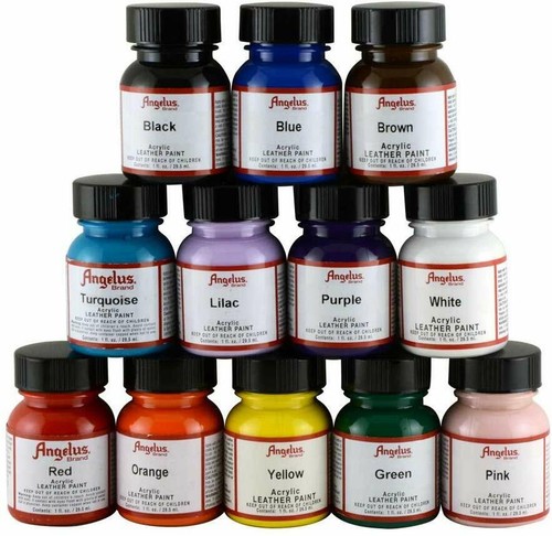 Angelus acrylic leather paint - leather,