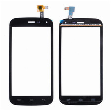 Touch screen con vetrino nero