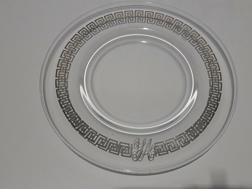 Set piattini vetro - set, decorato