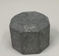 TAPPO PER TUBI IDRAULICI OTTAGONALE FEMMINA 1'' ZINCATO FILETTATO FERRAMENTA