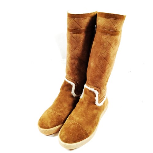 Stivali chanel donna camoscio - stivali,