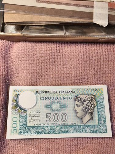Fds 500 lire - lire, mercurio