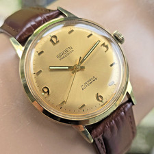 Orologio automatico uomo vintage GRUEN 730SS 17Jewels svizzero anni 60
