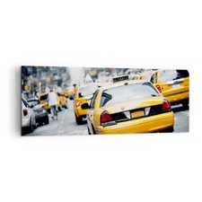 Quadro su Tela 140x50cm Taxi
