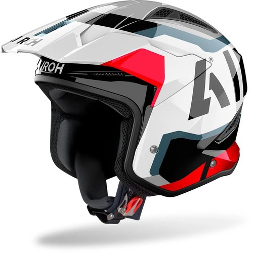 Casco moto jet fibra trial - moto,