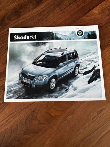 Skoda yeti depliant brochure - yeti,