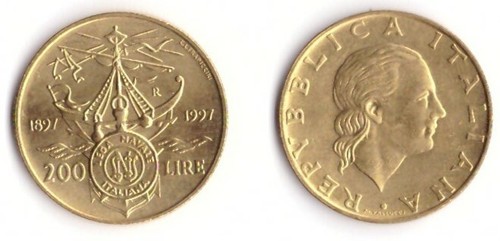 1997 italia lire 200 lega - 200,