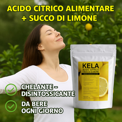 Kela acido citrico alimentare - acido,