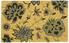 Tappeto In Lana Fiore 90x150