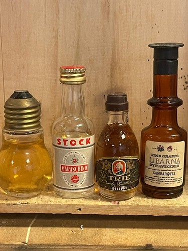 Bottiglie mignon vintage - 4,