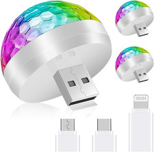 Luci Da Discoteca USB, 3 Pezzi