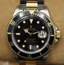 Rolex Submariner 16613 Oro e Acciao Quadrante Nero Corredo service fino al 2025