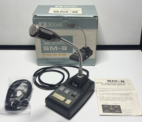 Icom pin ham radio - sm-8,
