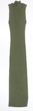 Abito lungo donna Zara verde