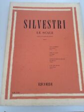 SILVESTRI LE SCALE VOLUME I RICORDI PIANOFORTE