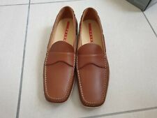 Scarpe Donna Mocassini PELLE Firmati PRADA Numero 41 Con Box Originale