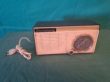 Piccola RADIO D'EPOCA Comodino ARMSTRONG Solo ONDE MEDIE AM Valvole FUNZIONANTE