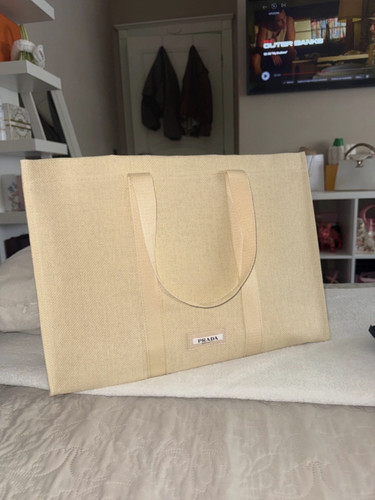 Prada beauty borsa mare tela - beauty,