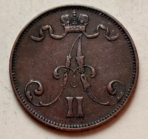 Finlandia pennia 1873 - 1873, sotto