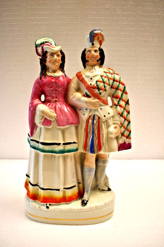 Antico staffordshire scozzese - antico,