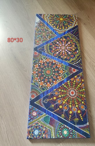 Quadro etnico mandala colori - etnico,
