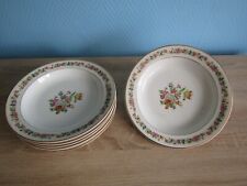 6 Piatti Fondi In Porcellana