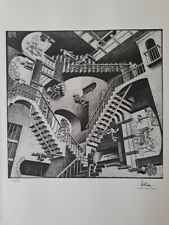 Firmato M.C. Escher - Relatività - Litografia da collezione