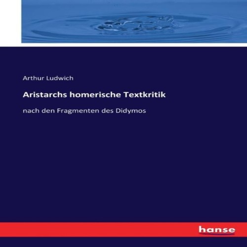 Aristarchs homerische