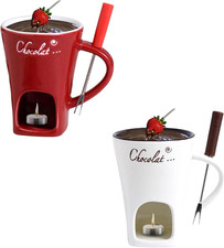 2Pcs Tazza per Fonduta in