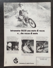 ADVERTISING PUBBLICITA' INTRAMOTOR RG50 ...CHE RAZZA DI MOTO