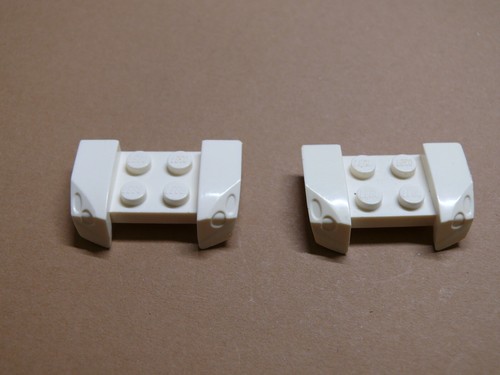 Lego white vehicle - white, mudguard