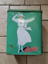 Fusto DIXAN bidone in latta porta detersivo vintage 