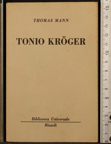 Bur tonio kroger - tonio, thomas