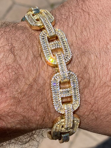 Bracciale uomo vero oro kt - oro,