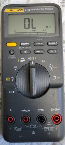 Multimetro fluke 87v true - multimetro, rms
