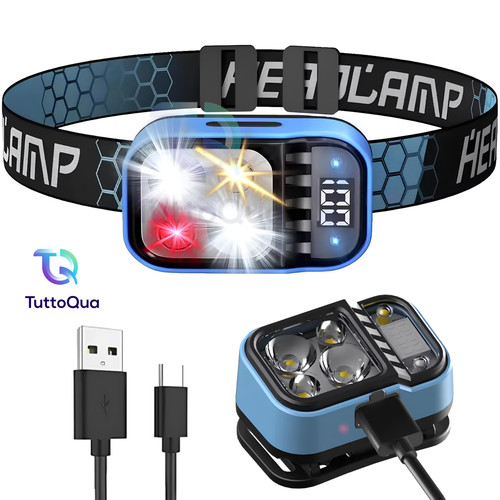 Torcia frontale led - frontale,