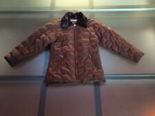 GIACCA IMBOTTITA IN PIUMINO D'OCA LADAKH MARRONE TG 44 VESTIBILITÀ ABBONDANTE