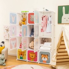 GYMAX Armadio per Bambini