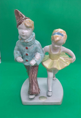 Statuina vintage ceramica