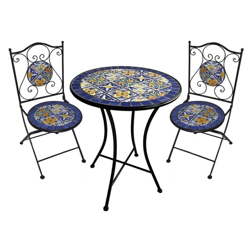 Set bistrot tavolo maioliche - set,