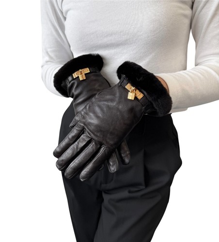 Guanti pelle hermes vintage - guanti,