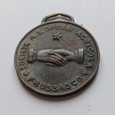 Medaglia In Bronzo Italiana
