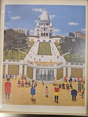 Poster vintage con cornice