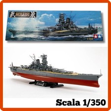Modellismo statico navale militare model kit modellino Tamiya Musashi 1/350