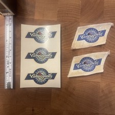 Lotto 3 decalcomanie e 2 toppe