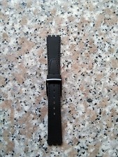 Cinturino compatibile Swatch Skin colore nero larghezza 16 mm