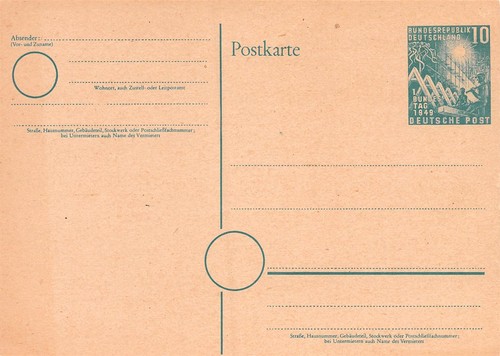 863613 bund intero postale - intero,